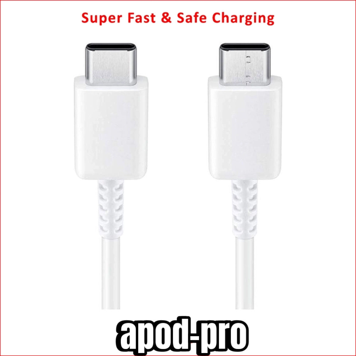 Chargeur Samsung 45 W pour tous les appareils Android, charge ultra rapide