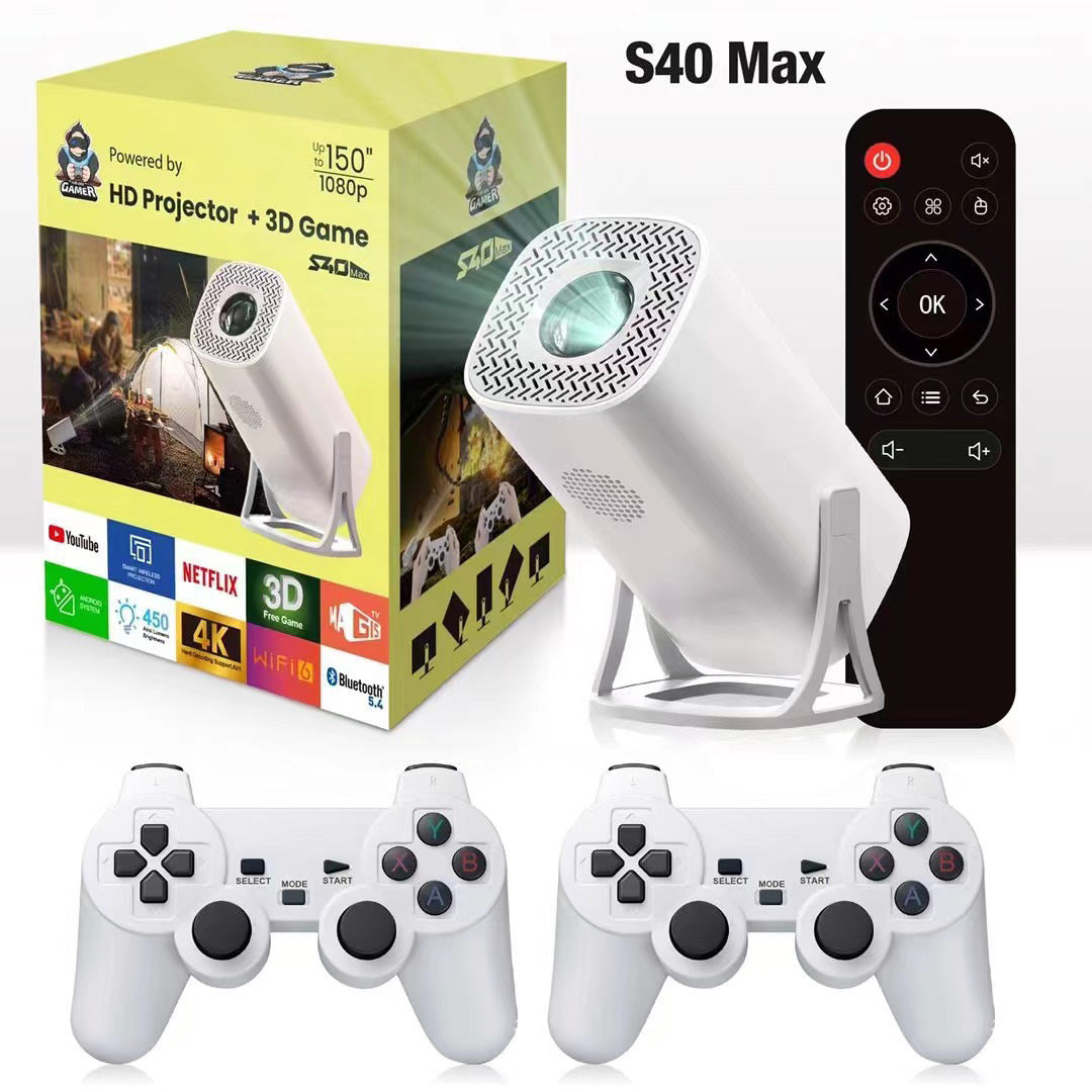 Vidéoprojecteur Portable HD Sans Fil – Haute Performance pour Jeux et Divertissement