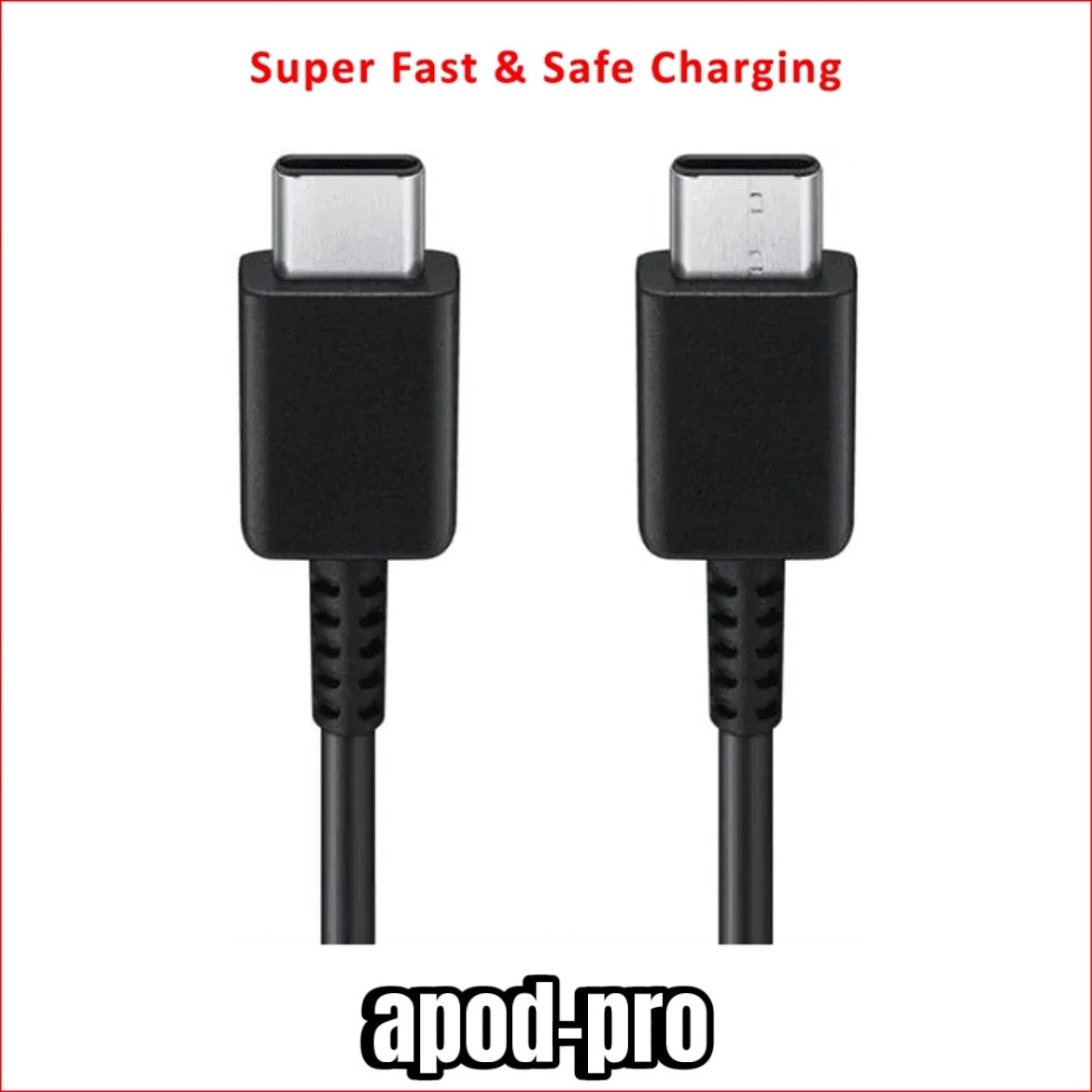 Chargeur Samsung 45 W pour tous les appareils Android, charge ultra rapide