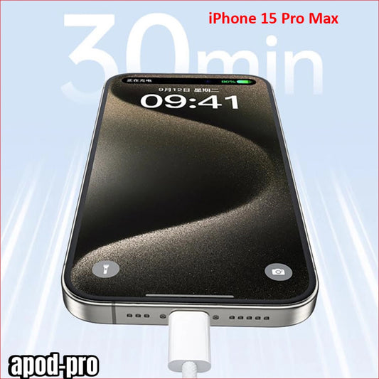 Chargeur iPhone iPad 60 W 15 à 16 Pro Max Charge ultra rapide Sécurité